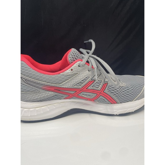 Asics Gel Contend 6 Running Shoes Womens 8.5 Grey Pink Sneakers 1012A571 - Picture 2 of 16
